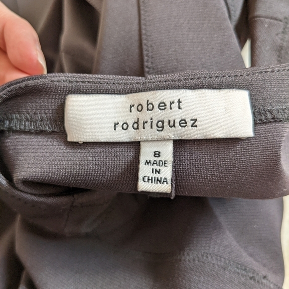 ROBERT RODRIGUEZ little black a-line dress lbd 8 medium - Picture 7 of 15